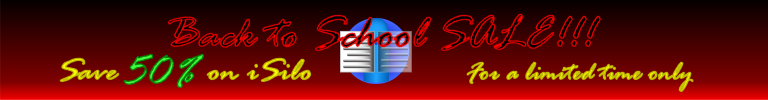 iSilo Back to School Sale