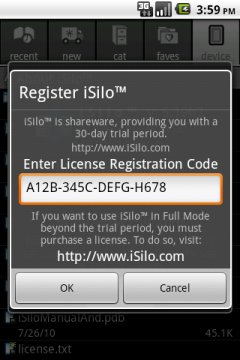 Isilo 6 Android Serial Number